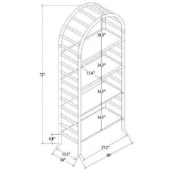 72" Holladay Curved Wooden Bookcase - Threshold™ Designed With Studio McGee 11 72" Holladay Curved Wooden Bookcase - Threshold™ Designed With Studio McGee -Threshold Furnish Shop GUEST 02d306c2 b728 424b 85ec e8a3f4144d26