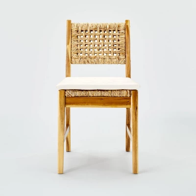 2pk Temescal Valley Wood and Woven Dining Chairs with Cushion Cream - Threshold™ designed with Studio McGee 2pk Temescal Valley Wood And Woven Dining Chairs With Cushion Cream - Threshold™ Designed With Studio McGee -Threshold Furnish Shop GUEST 03fa3523 9b25 455a a450 17a7038e1b94