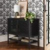 Minsmere 2 Door Cabinet - Black - Threshold™ -Threshold Furnish Shop GUEST 0527ecd8 9a08 494c b914 6d6d0b3f2c72
