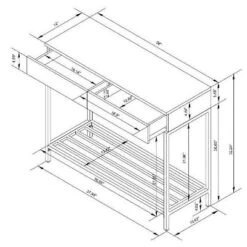 Loring Console Table Vintage Oak - Threshold™ 5 Loring Console Table Vintage Oak - Threshold™ -Threshold Furnish Shop GUEST 075b98e6 c284 4a77 b0d1 c62136fa3cfb