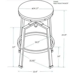 Lewiston Adjustable Swivel Barstool - Threshold 5 Lewiston Adjustable Swivel Barstool - Threshold -Threshold Furnish Shop GUEST 08a4a797 b4f3 4d78 98f5 a28987c45647