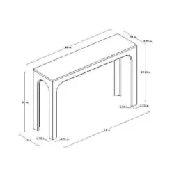 Thetford Console Table Gray - Threshold™ Designed With Studio McGee 7 Thetford Console Table Gray - Threshold™ Designed With Studio McGee -Threshold Furnish Shop GUEST 094e781e 9ba9 4573 90e2 20870689eed5