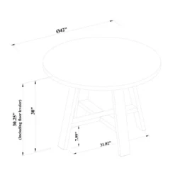 42" Linden Round Wood Dining Table - Threshold™ Designed With Studio McGee 6 42" Linden Round Wood Dining Table - Threshold™ Designed With Studio McGee -Threshold Furnish Shop GUEST 0c000735 3d37 445d 864f 66166a58d562