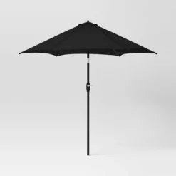 9'x9' Market Patio Umbrella - Black Pole - Threshold™ 9 9'x9' Market Patio Umbrella - Black Pole - Threshold™ -Threshold Furnish Shop GUEST 0d4b48bb 9e3a 420d 828a ee464fb98023