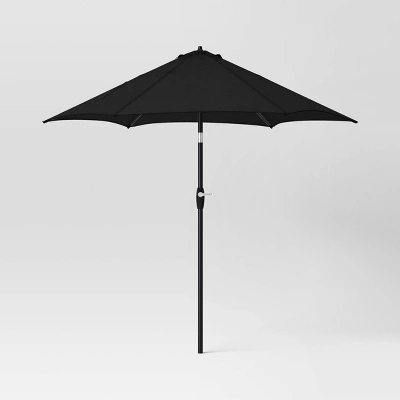 9'x9' Market Patio Umbrella - Black Pole - Threshold™ 9'x9' Market Patio Umbrella - Black Pole - Threshold™ -Threshold Furnish Shop GUEST 0d4b48bb 9e3a 420d 828a ee464fb98023
