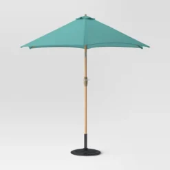 9'x9' Market Patio Umbrella - Light Wood Pole - Threshold™ -Threshold Furnish Shop GUEST 0d7920cf fc5f 4dad a993 553b51c3c213