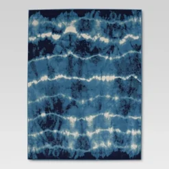 Shibori Waves Outdoor Rug Navy - Threshold™ -Threshold Furnish Shop GUEST 11323bd2 5ac7 45f1 87fc 2b620f2de84e