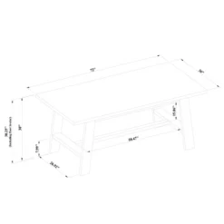 72" Linden Rectangular Wood Dining Table Black - Threshold™ Designed With Studio McGee -Threshold Furnish Shop GUEST 14a58017 55c6 43fd 9292 f84cbf4e43de