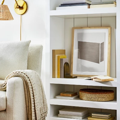 16" x 20" Color Block Abstract Glass Framed Wall Art Print Light Navy - Threshold™ designed with Studio McGee 16" X 20" Color Block Abstract Glass Framed Wall Art Print Light Navy - Threshold™ Designed With Studio McGee -Threshold Furnish Shop GUEST 19071546 fae0 4d28 ad2f 17f1144c1455