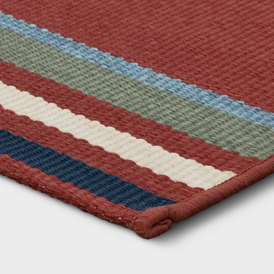 5'x7' Striped Outdoor Rug Red - Threshold™ 5'x7' Striped Outdoor Rug Red - Threshold™ -Threshold Furnish Shop GUEST 1b5a1f96 1285 452d b490 c651cd7d4ca8