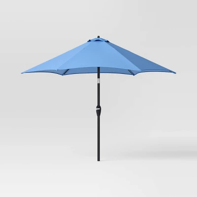 9'x9' Market Patio Umbrella - Black Pole - Threshold™ 9'x9' Market Patio Umbrella - Black Pole - Threshold™ -Threshold Furnish Shop GUEST 1bba1ed8 6472 4cae 81d6 5526f840b6b2