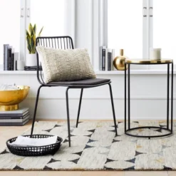 Set Of 2 Sodra Rounded Seat Wire Dining Chair Black - Threshold™ -Threshold Furnish Shop GUEST 1f0c0031 cd11 4dd2 b4b3 61162d0e2dff