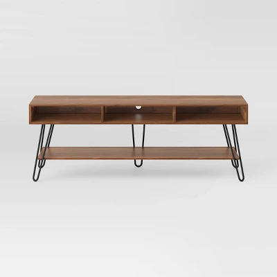 Hairpin TV Stand for TVs up to 70" Brown - Threshold™ Hairpin TV Stand For TVs Up To 70" Brown - Threshold™ -Threshold Furnish Shop GUEST 1f574a28 7585 4607 aaae ff6c93e7ab76