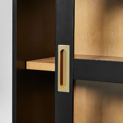 32" Promontory Sliding Glass 2 Door Cabinet - Threshold™ designed with Studio McGee 32" Promontory Sliding Glass 2 Door Cabinet - Threshold™ Designed With Studio McGee -Threshold Furnish Shop GUEST 23505d1c a6fa 4f76 ba4c 2af58c7d80f8