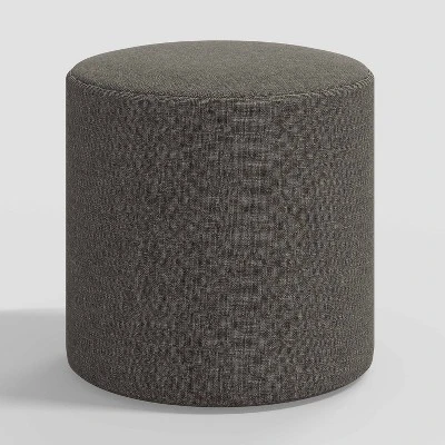 Round Thalia Ottoman in Textured Linen - Threshold™ Round Thalia Ottoman In Textured Linen - Threshold™ -Threshold Furnish Shop GUEST 23df4920 6d8b 48bc 86dd d35b79eec03e