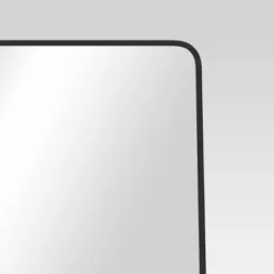 18" X 60" Metal Aluminum Cheval Floor Mirror Black - Threshold™ 4 18" X 60" Metal Aluminum Cheval Floor Mirror Black - Threshold™ -Threshold Furnish Shop GUEST 24c49364 412b 47fa 8624 430bcfbf0d6f