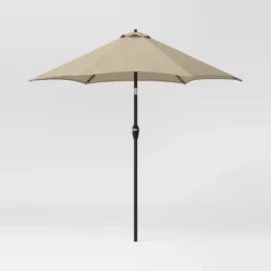 9'x9' Market Patio Umbrella - Black Pole - Threshold™ 16 9'x9' Market Patio Umbrella - Black Pole - Threshold™ -Threshold Furnish Shop GUEST 26376d4f 0c79 4670 8138 0cf481a01677