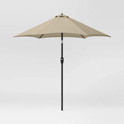 9'x9' Market Patio Umbrella - Black Pole - Threshold™ 9'x9' Market Patio Umbrella - Black Pole - Threshold™ -Threshold Furnish Shop GUEST 26376d4f 0c79 4670 8138 0cf481a01677