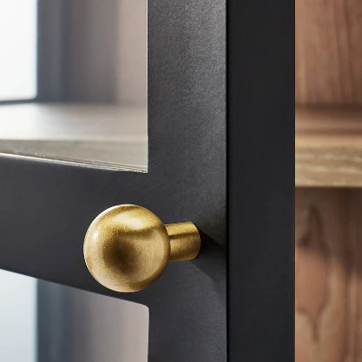 60" Crystal Cove Glass Cabinet Black - Threshold™ designed with Studio McGee 60" Crystal Cove Glass Cabinet Black - Threshold™ Designed With Studio McGee -Threshold Furnish Shop GUEST 26fa73ea e496 41cb a096 0f669cdcbb99