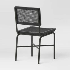 Errol Cane And Wood Dining Chair With Metal Legs Black - Threshold™ -Threshold Furnish Shop GUEST 270177fe 3aeb 43b7 bf8d 08b29153b9ac