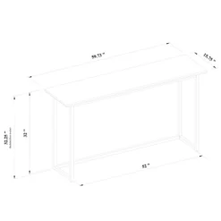 Hidden Hills Mixed Material Console Brown - Threshold™ Designed With Studio McGee -Threshold Furnish Shop GUEST 2719499f 79d5 46d7 85d0 2d484464afec