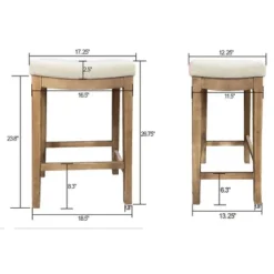 Candor Wood And Upholstered Saddle Counter Height Barstool - Threshold™ 7 Candor Wood And Upholstered Saddle Counter Height Barstool - Threshold™ -Threshold Furnish Shop GUEST 2a74c72d c53e 400e 8fe7 34a2520b271c