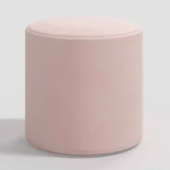 Round Thalia Ottoman In Velvet - Skyline Furniture -Threshold Furnish Shop GUEST 2ac0aefd 3e71 4398 aa75 84e024a8ca06