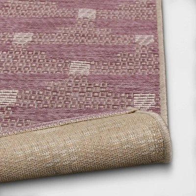 Modern Tile Outdoor Rug Pink - Threshold™ Modern Tile Outdoor Rug Pink - Threshold™ -Threshold Furnish Shop GUEST 2b50598b c641 4a57 ba15 e36321f8a6df