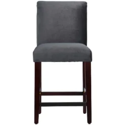 25" Velvet Parsons Counter Height Barstool Wood - Threshold™ -Threshold Furnish Shop GUEST 2d3bee77 cfeb 484b bea2 2666e4f9a908