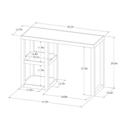 Carson Wood Writing Desk With Storage White - Threshold™ 4 Carson Wood Writing Desk With Storage White - Threshold™ -Threshold Furnish Shop GUEST 2e25fab9 58e1 4d1d ab2f 351e9f9fb385