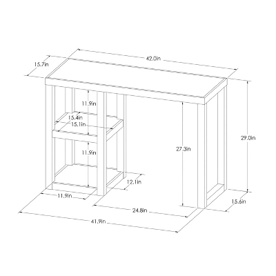 Carson Wood Writing Desk with Storage White - Threshold™ Carson Wood Writing Desk With Storage White - Threshold™ -Threshold Furnish Shop GUEST 2e25fab9 58e1 4d1d ab2f 351e9f9fb385