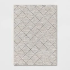 Mira Geometric Diamond Indoor/Outdoor Rug Cream - Threshold™ -Threshold Furnish Shop GUEST 2e346c04 f7a9 42e9 93f4 6af47a7db49d