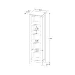 72" Carson Narrow Bookcase - Threshold -Threshold Furnish Shop GUEST 2f5b1add e3dc 46cd a227 07b43a380bc4