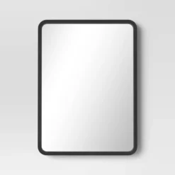 22" X 30" Rounded Corner Wood Wall Mirror - Threshold™ -Threshold Furnish Shop GUEST 300779ed c898 487e 9f3b ef546a8d06b9