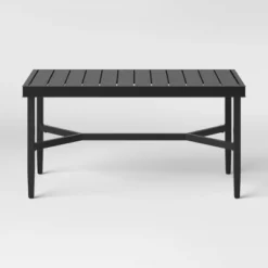 Searsburg Aluminum Slat Top Coffee Table - Black - Threshold™ -Threshold Furnish Shop GUEST 3027653a 25cd 44b2 b5a9 1a3792a3177d