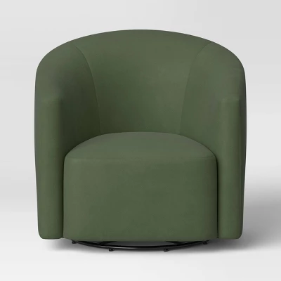 Large Aveline Swivel Chair Olive Velvet - Threshold™ Large Aveline Swivel Chair Olive Velvet - Threshold™ -Threshold Furnish Shop GUEST 31acca89 1312 4a79 8423 69dd401aaaaa