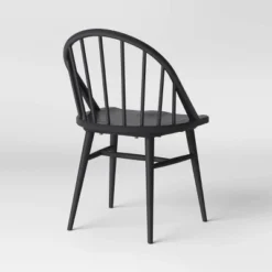 2pk Adwolf Rounded Spindle Dining Chairs Black - Threshold™ -Threshold Furnish Shop GUEST 3349c84d 67f7 4df0 bbc1 7211fcfc09d1
