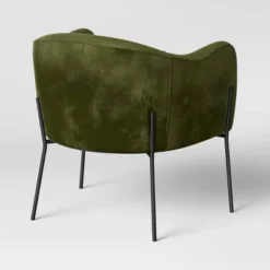 Gladden Rounded Back Anywhere Chair Dark Green - Threshold™ -Threshold Furnish Shop GUEST 3626b6f8 9117 453d ba49 abf970c92318