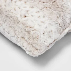 Snow Leopard Ombre Faux Fur Throw Pillow - Threshold™ -Threshold Furnish Shop GUEST 3736a0e8 d523 4b7d 8a08 9d54d4dfe9b9