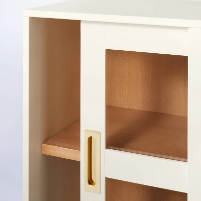 32" Promontory Sliding Glass 2 Door Cabinet - Threshold™ designed with Studio McGee 32" Promontory Sliding Glass 2 Door Cabinet - Threshold™ Designed With Studio McGee -Threshold Furnish Shop GUEST 398e0eec bec3 45c1 95e7 a8239c467b48