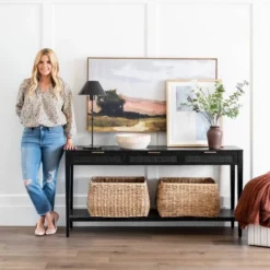 East Bluff Woven Drawer Console Table - Threshold™ Designed With Studio McGee -Threshold Furnish Shop GUEST 3fbfc6cc 1762 479f 85f6 5816e3ff493f