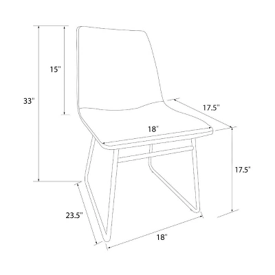 Bowden Faux Leather Dining Chairs - Threshold™ Bowden Faux Leather Dining Chairs - Threshold™ -Threshold Furnish Shop GUEST 402796ed a678 4317 a352 cfe74c11f761