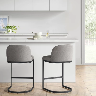 2pk Jules Cantilever Armless Upholstered Counter Height Barstool - Threshold™ 2pk Jules Cantilever Armless Upholstered Counter Height Barstool - Threshold™ -Threshold Furnish Shop GUEST 408d6030 c9ce 4432 9b5c 80efd3161ec3