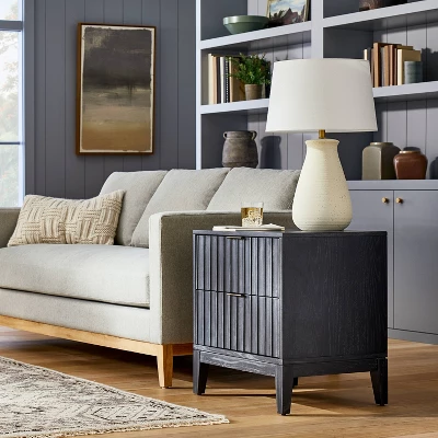 Thousand Oaks Wood Scalloped End Table with Drawers - Threshold™ designed with Studio McGee Thousand Oaks Wood Scalloped End Table With Drawers - Threshold™ Designed With Studio McGee -Threshold Furnish Shop GUEST 412101ed 4ec2 4939 b180 e5f4123a7327