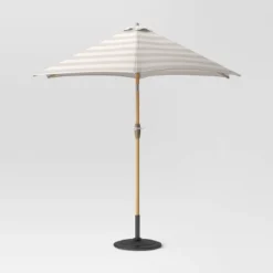 9'x9' Market Patio Umbrella - Light Wood Pole - Threshold™ -Threshold Furnish Shop GUEST 41c1ef6d f043 43ba a322 c0e1382e5be8