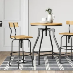 Woodsboro Bar Height Table Light Brown - Threshold™