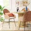 Landis Woven Backed Dining Chair With Cushion Natural - Threshold™ -Threshold Furnish Shop GUEST 487e79b6 98c0 4a05 9181 91b4a3ddc08c