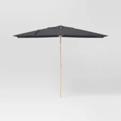 10'x6' Rectangular Market Patio Umbrella - Light Wood Pole - Threshold™ -Threshold Furnish Shop GUEST 4895440d 57b2 4054 9949 ec1dd94e5f67
