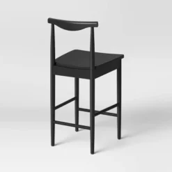 Biscoe Wood Counter Height Barstool Black - Threshold™ -Threshold Furnish Shop GUEST 498377a7 94eb 4cc6 90a4 9111334af861