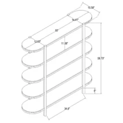 57" Portola Hills 5 Shelf Horizontal Bookcase - Threshold™ Designed With Studio McGee 6 57" Portola Hills 5 Shelf Horizontal Bookcase - Threshold™ Designed With Studio McGee -Threshold Furnish Shop GUEST 4a1c7b50 180c 4afa a05b f287b4db2a71